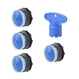 【Wasser sparen】 Der Wasserhahn-Bubbler kann das fließende Wasser vollständig mit Luft mischen, um einen Schaumeffekt zu erzielen und die Spülkraft des Wassers zu verbessern, wodurch der Wasserverbrauch effektiv reduziert und Wasser gespart wird.