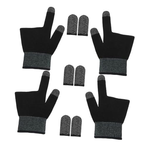 BESTonZON 2paires Manchons De Jeu pour Doigts Compatibles Écran Tactile Lot de Antidérapants pour Téléphone Portable Joueurs Mobiles