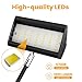 Trade Show Booth Lights, LED Display Lighting For Trade Shows,Portable Exhibit Arm Lighting,Connectable Craft tradeshow Lights Include Clamps,Mounting Brackets,Power Cables,Connect Cables (3pcs Black)