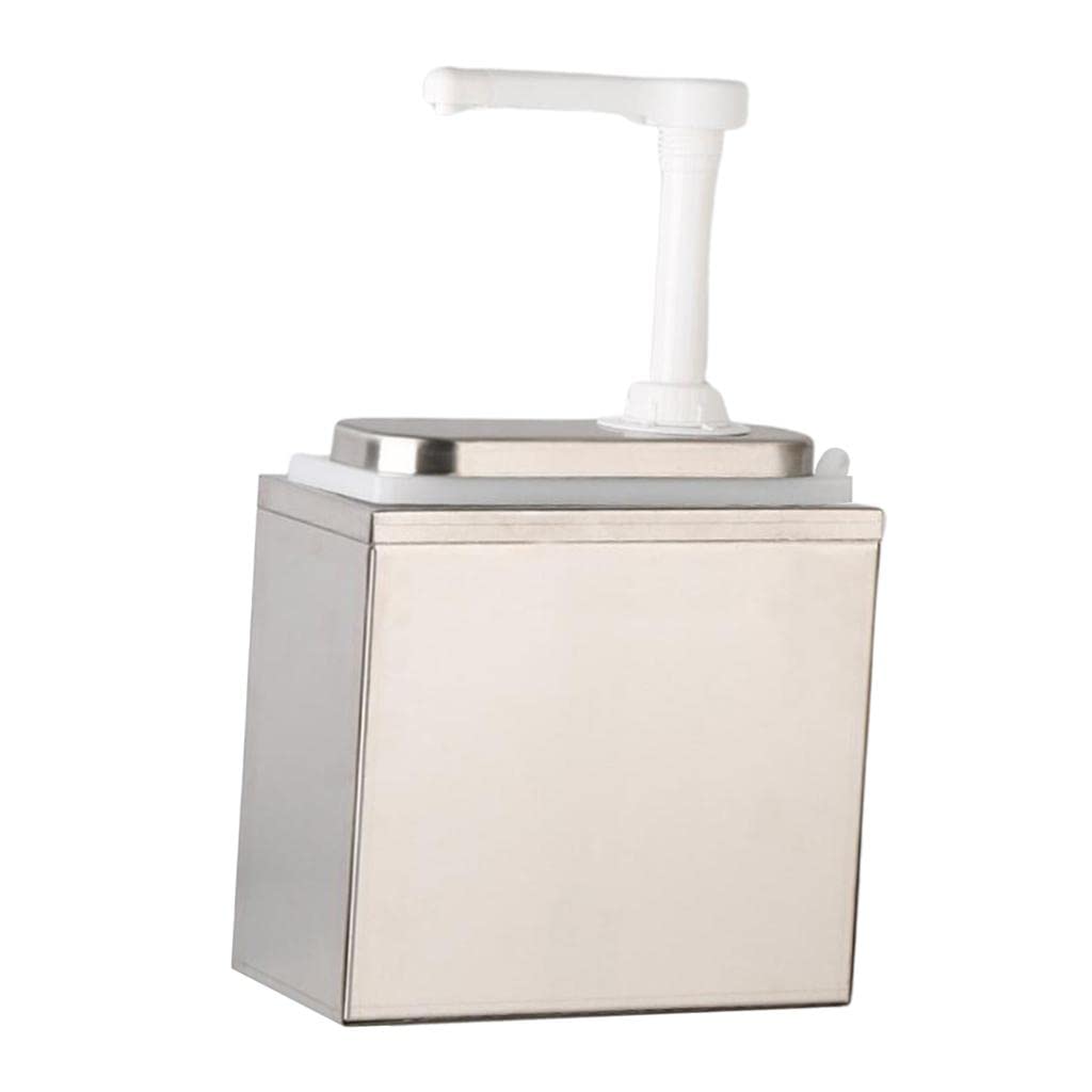 Dispenser per Pompa per 1L/2L Contenitore per Ketchup per Aceto di Olio per Ristorante, 1L B