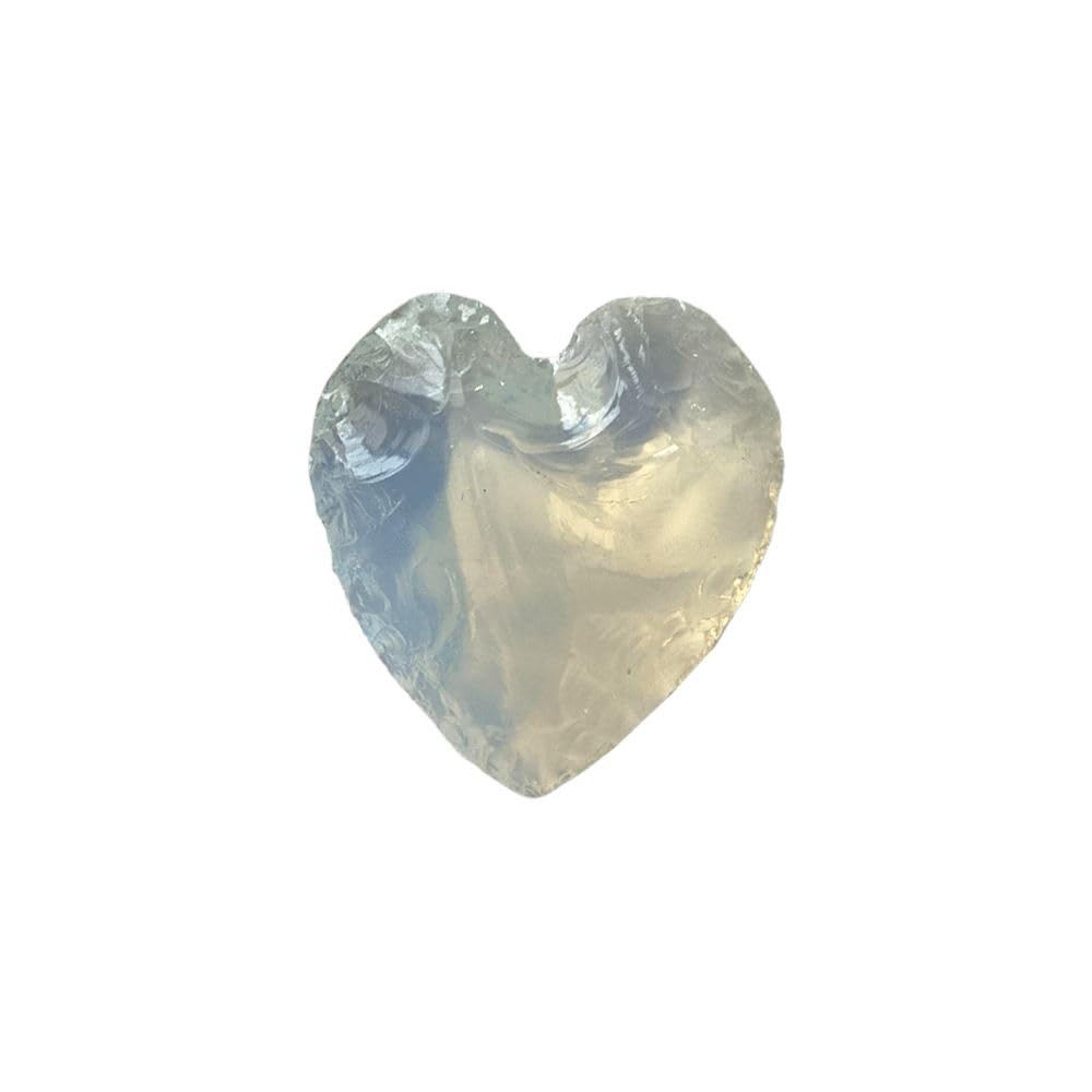 Small Crystal Heart, 2-3cm, Opalite