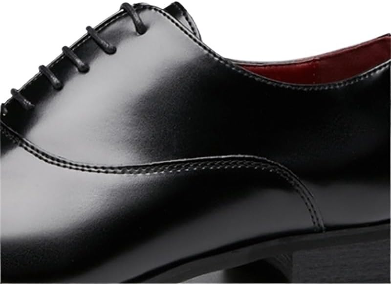 Men's Casual Leather Shoes Oxford Shoes Slip Wear-Resistant Rubber Dress Shoes