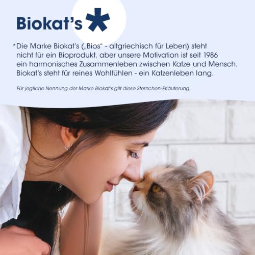 Biokat's Diamond Care Fresh Katzenstreu mit Babypuder-Duft - Feine Klumpstreu aus Bentonit mit Aktivkohle und Aloe Vera - 1 Sack (1 x 10 L)