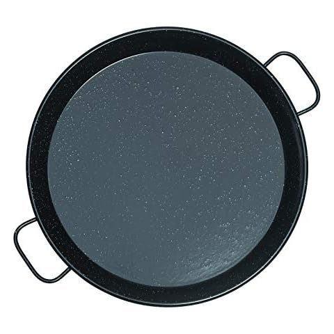 Mabel Home 14 inch / (36cm) Enamaled Steel Paella Pan, 14 inch (36cm) Cover