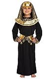 Costume da faraone egiziano da bambino, 4-12 anni, per la giornata/settimana mondiale del libro e del diritto d'autore