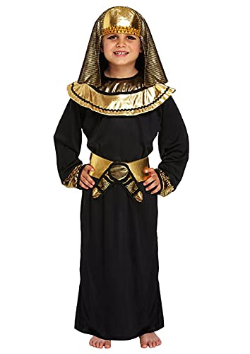 Costume da faraone egiziano da bambino, 4-12 anni, per la giornata/settimana mondiale del libro e del diritto d'autore
