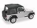Pavement Ends by Bestop 51380-15 Black Denim Replay Replacement Soft Top Clear Windows; No Door Skins Included for 1995-1998 Suzuki Sidekick