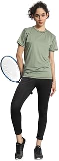 SAVVY X WEAR Sports T Shirt for Women Quick Dry Fit Tshirt for Women Gym T Shirts for Women for Casual Wear Workout T Shir... Price In India