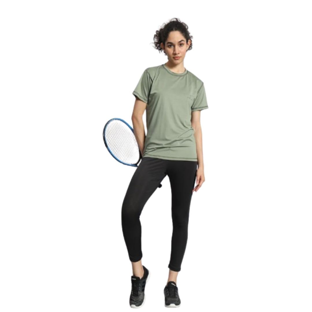 SAVVY X WEAR Sports T Shirt for Women Quick Dry Fit Tshirt for Women Gym T Shirts for Women for Casual Wear Workout T Shirts for Women Active Gym Wear for Women Running T-Shirts for Women-picture-11