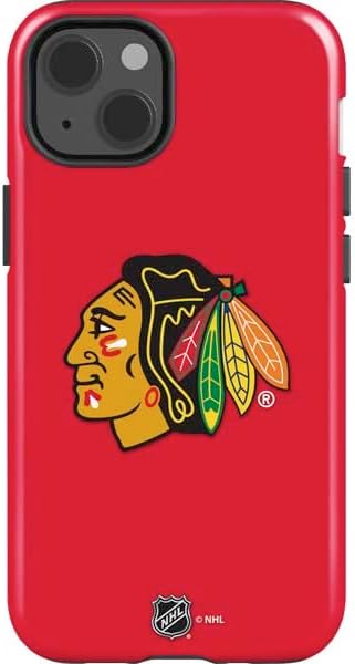 Skinit Impact Phone Case Compatible with iPhone 14 - Officially Licensed NHL Chicago Blackhawks Jersey Design