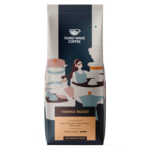 Image of THIRD WAVE COFFEE | Vienna Roast | 100% Arabica | Dark Roast | Aero Press | Medium Grind | 250 grams | Pouch