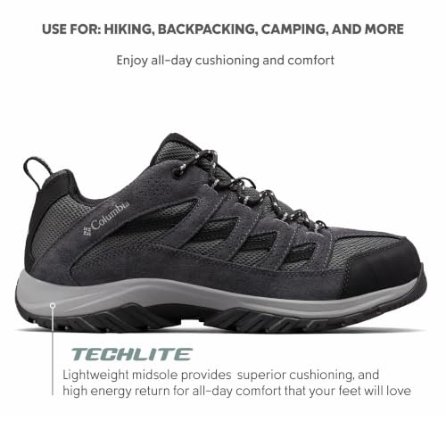 Image of Columbia Men's Crestwood Hiking Boots | High Traction, Lightweight, Breathable, Wide Fit Available