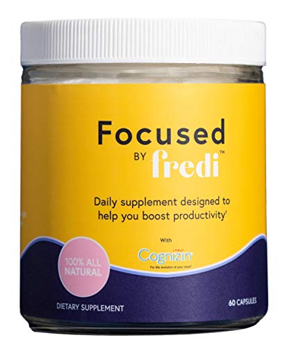 Focused by Fredi for Women - All-Natural - Promotes Focus and Memory