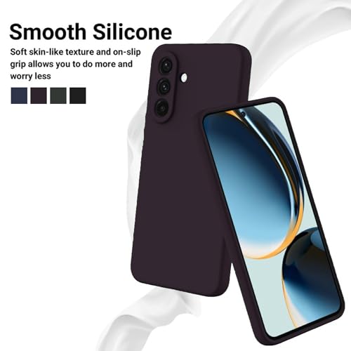 Image of FIRST MART Matte Silicone Back Cover for Samsung Galaxy S26 - Pruple