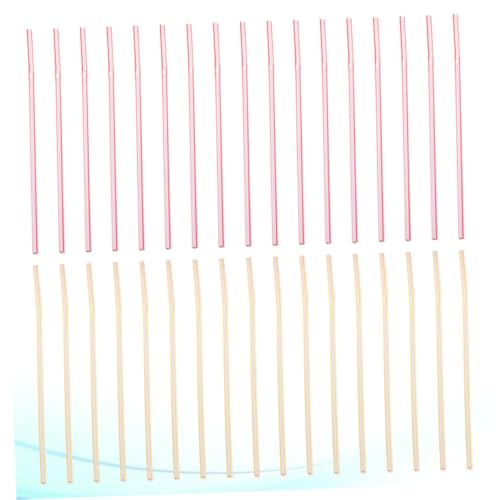 Pitillos plásticos flexibles desechables GLEAVI 600 pcs miniatura 3