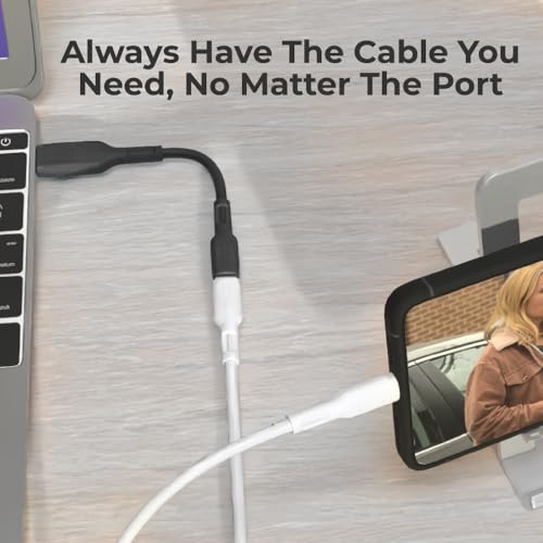 BLACK+DECKER USB C to USB Adapter [2 Pack] Type C Female to USBA Male OTG Cable USBA to USBC Adapter Apple Compatible with MacBook Pro/Air iPhone 17/16/15 Series Samsung Galaxy S24/S23/S22, Black by BLACK+DECKER - Image 5