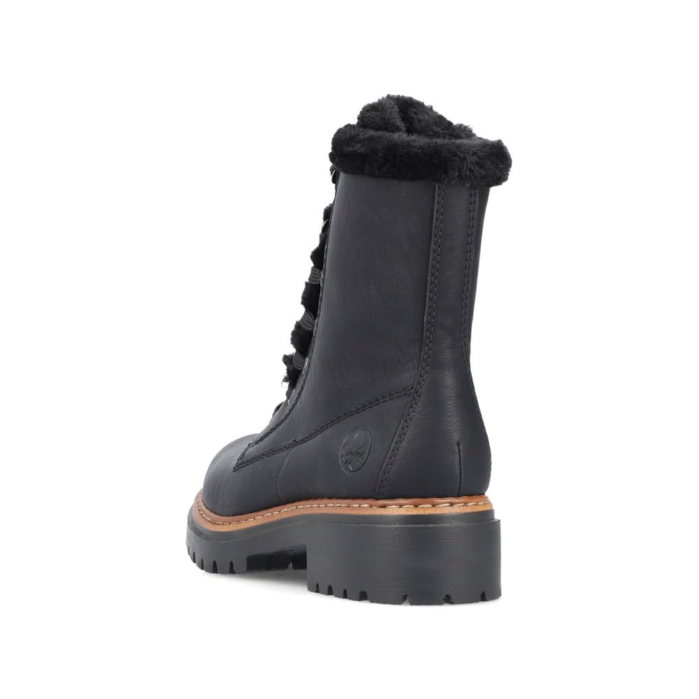 Rieker Damen Schnürstiefeletten 72625, Frauen Stiefeletten