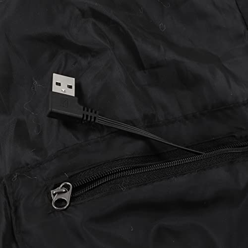 Colete aquecido, quente 15 zonas 5 V moda gola cuidado pescoço carregamento USB colete para lazer do