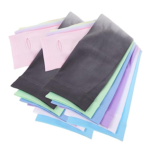 ibasenice 6 Pack Arm Sleeves Uv Blocking Cooling for Men Youth Sports Sun Protection Reusable Breathable