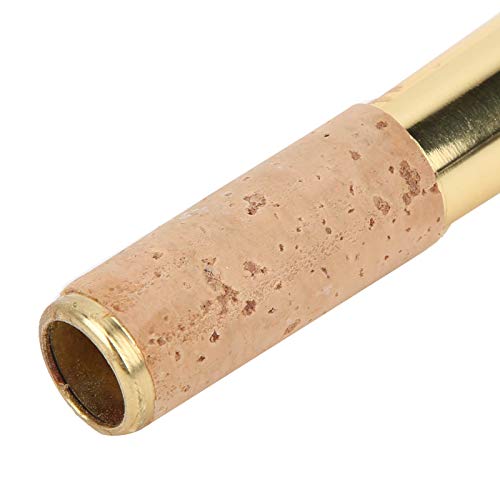 image for keyren Saxophone Neck, 2.45cm Saxophone Neck Brass, Durable Brass Alto