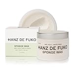 Hanz de Fuko Sponge-Wax – Premium Men’s Hair Styling Wax with Medium Hold & Semi-Matte Finish – 2oz