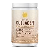 ABOUT YOUR COLLAGEN Peptide Energy Collagen Powder Hair, Nail, Skin, Type I & III,Caffeine for Energy, Vitamin C, Biotin, Hyaluronic Acid, Zero Sugar – 8.92 oz (Horchata)