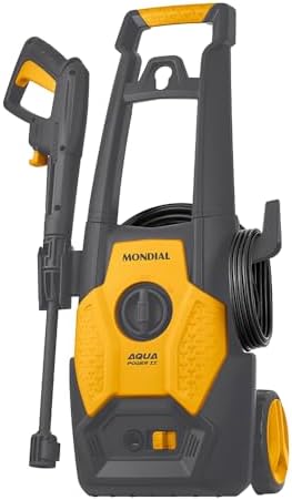 MONDIAL Lavadora de Alta Pressão Aqua Power II, Cinza/Amarelo, 15...