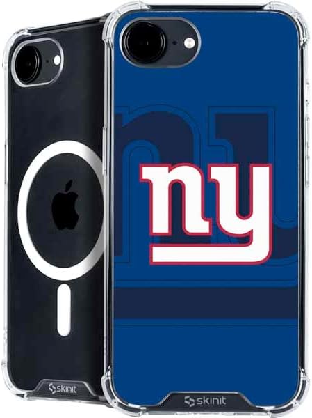 Skinit Phone Case Compatible with MagSafe iPhone 16e - Officially Licensed NFL New York Giants Design