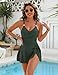 Blooming Jelly Womens Tummy Control Swim Suits One Piece Modest Bathing Suit Ruched Cute 2025 Swimdress (XL, Army Green)