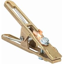 260/500A Welding Ground Clamp, Brass A-shape Ground Welder Earth Cable Copper Grip Clip Clamp for Welding Machine 260A
