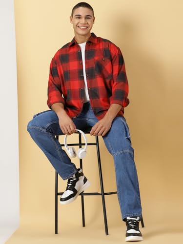 Image of Thomas Scott Men's Classic Tartan Checkered Shacket