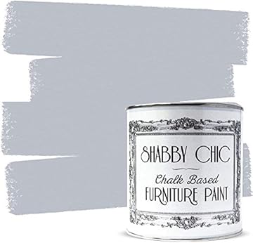 Shabby Chic Chalk Based Furniture Paint, Grey Embrace - 100 ml | Distressed Matt Finish for Furniture, Home Decor or DIY Projects | Interior & Exterior | Non-Sand, Suitable for Wood, Plastic & Metal