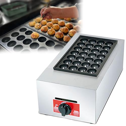 Miniwaflera holandesa antiadherente Takoyaki para uso doméstico y comercial, ideal para cafeterías y panaderías