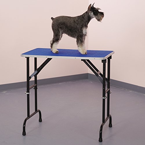 Master Equipment Adjustable Height Grooming Table for Pets, 36 by 24-Inch, Blue - Image 2