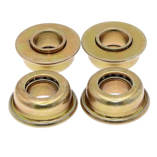 DINGGUANGHE 4Pcs 1/2 Inch M127-318 Wheelchair Flanged Ball Bearings 12.7x26x31.8mm Front Fork Bowl Bearing