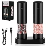 AXFEE Molinillo de Pimienta Eléctrico Recargable USB Tipo-C, 70 ml para la...