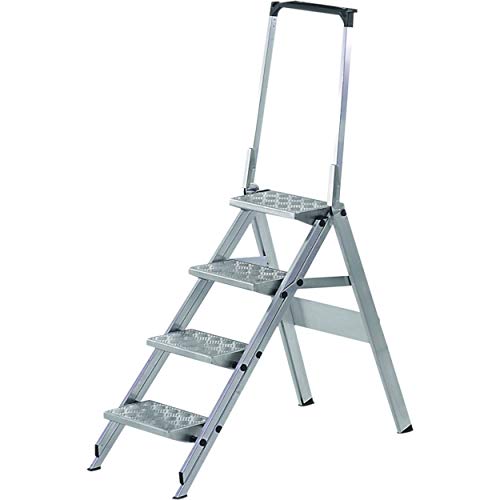 Preisvergleich Produktbild Zarges 41684 Plazatec P - Sicherheitstreppe 4 Stufen