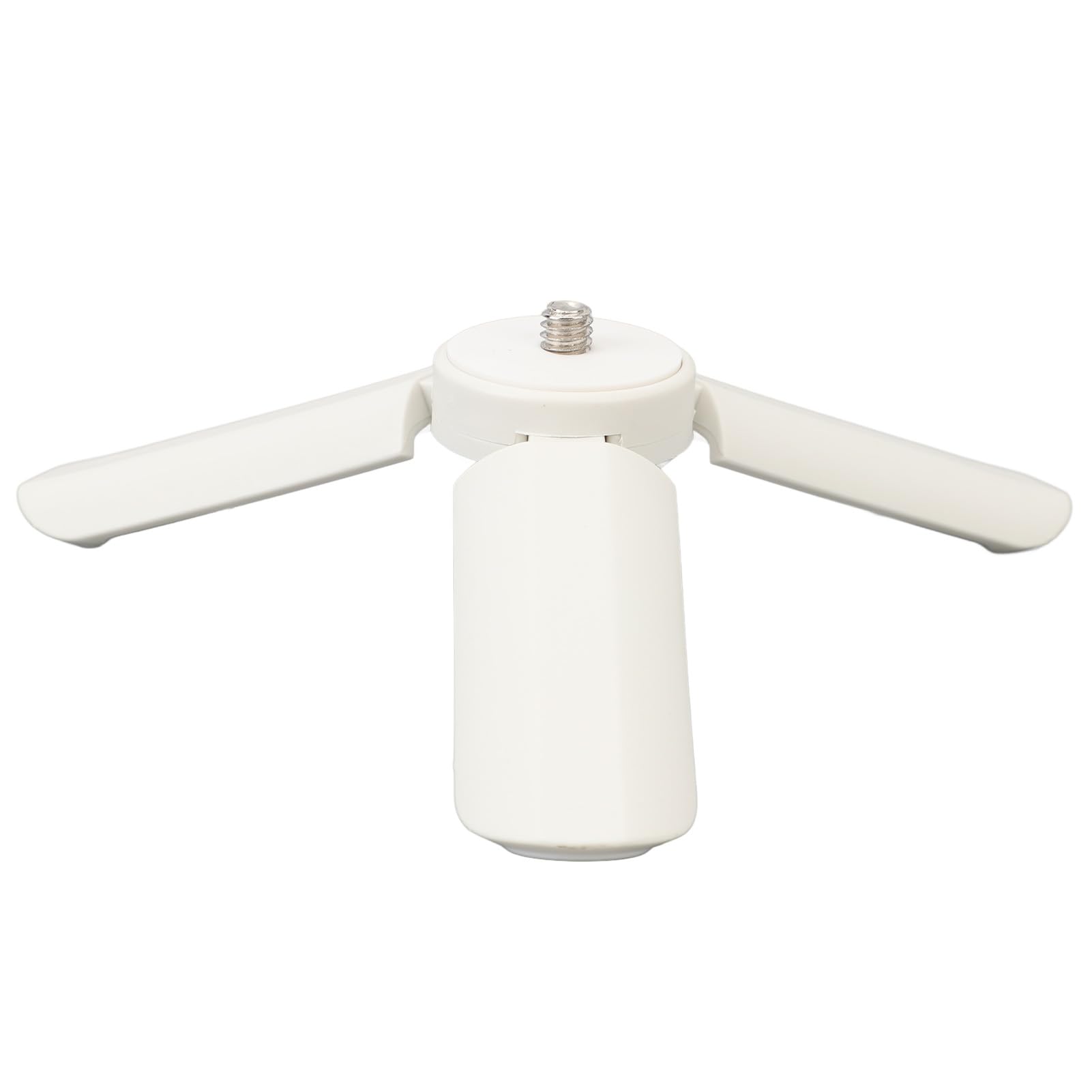 Mini Tripod, Tabletop Desktop Stand with 1/4 Inch Screw, Compact Tripod with Anti Slip Rubber Footpads, for Pal 70 Cameras, Monopods, Stabilizer Handle Grip (White)