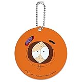 South Park Kenny Roughed Up Round Luggage ID Tag Card Suitcase Carry-On