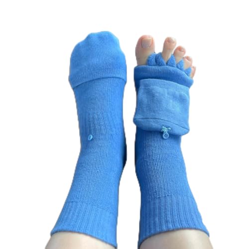 Perlyna Variety Toe Alignment Socks with Toe Separators...