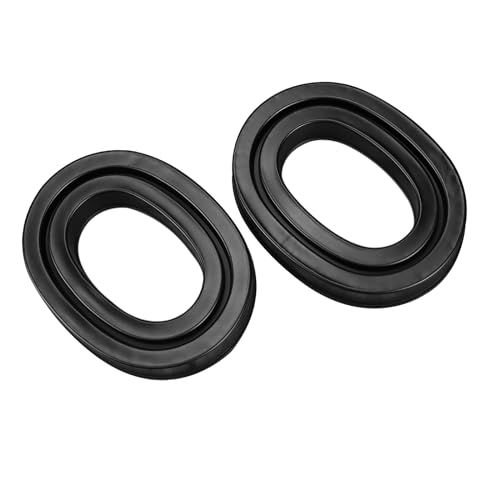 Almohadillas para oído compatibles con auriculares 3M Peltor X1A-X5A, cojines de gel refrigerante para PROHEAR 037/033, ZOHAN EM042/033, TAC 100/300/500 con carcasa inferior sellada miniatura 2