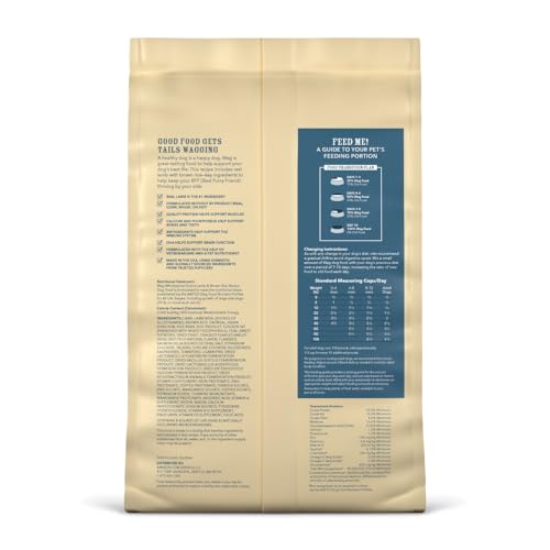 Image of Amazon Brand - Wag Dry Dog Food, Lamb and Brown Rice, 5 lb Bag