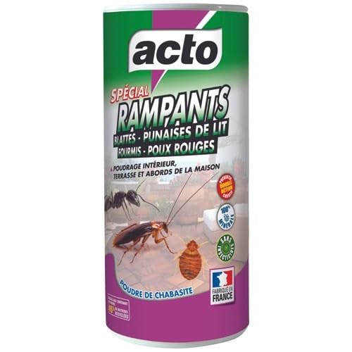 Poudre de chabasite insectes rampants protection naturelle maison et fissures 100g