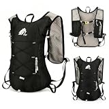 Laufweste für Damen & Herren – Leichter Wanderrucksack & Kleiner Daypack für Outdoor, Wandern, Laufen & Radfahren – Atmungsaktiver Tagesrucksack mit Handytasche & Reflektoren