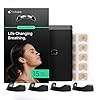 Intake Breathing Nasal Strip Starter Kit 15 Count, Black - Boost Oxygen Intake, Reduce Snoring, Improve Sleep Quality - Sweat Resistant, Skin Safe Nasal Strips - Extra Strength Snoring Solution