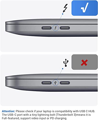 Yeolibo 9-In-1 And 10 In 1 Usb C Hub With 4K Hdmi, Usb 3.0 Ports, 100W Pd Charging Port, Compatible For Macbook #TOP6