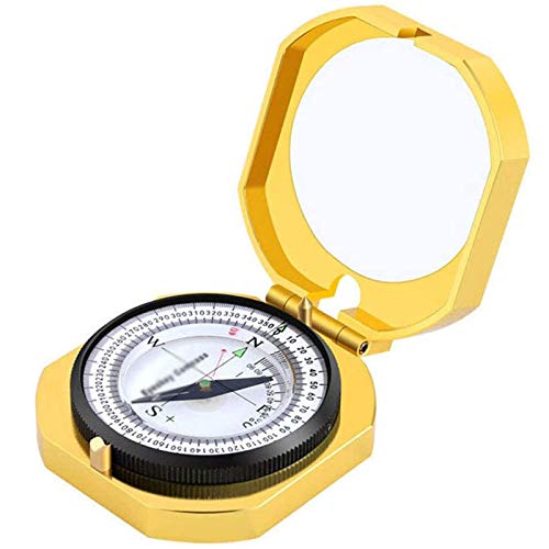 Boussole à bascule en métal avec pente mesurable pour chasse camping et activités plein air