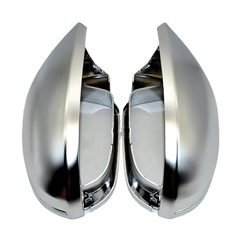 Coques Rétroviseur Anti-Rayures Argent Mat Paire Protection Rétroviseurs Cadre pour A6 C7 S6 RS