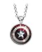 Captain America Necklace, The Avengers Jewelry, Shield Pendant, Superhero Earrings Gifts Gift, Geek Geeky Present Presents
