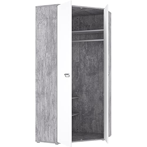 Eckschrank Forte Emily 80 90 – Eckkleiderschrank für Kinderzimmer